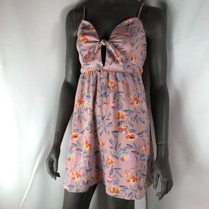 Sienna Sky peek-a-boo sweat-heart top dress size M